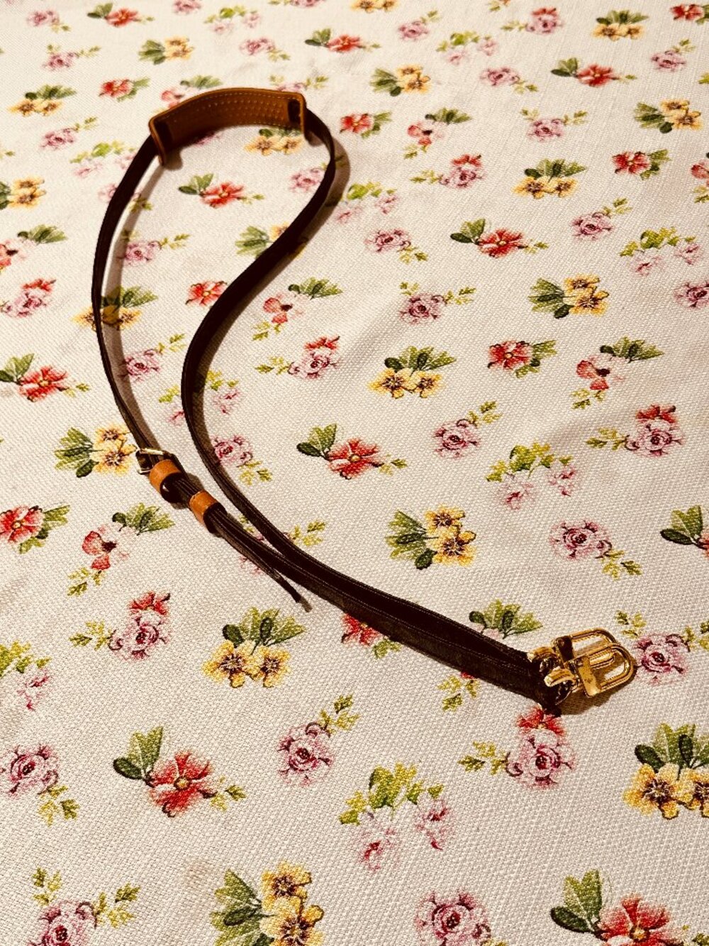 Louis Vuitton Monogram Adjustable Shoulder Strap Gold Hardware